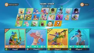 Nickelodeon All-Star Brawl PS5 4-Player Co-Op TMNT Characters V.S. Avatar/Korra Characters