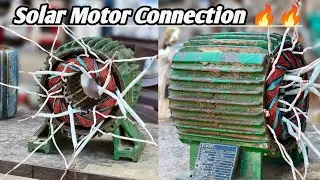 ECOZEN 5 HP Solar Pump Wiring Diagram | Solar Motor Repair in Hindi