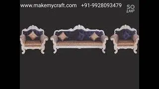 silver sofa set from india