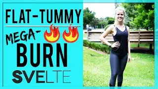 AMAZING Ladies Flat Tummy Mega-Burn! (Under 5 Minutes!)