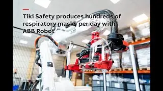 Hundreds of respiratory protection masks produced by Tiki Safety everyday  with ABB robot