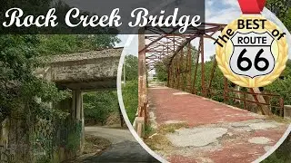 Route 66 Rock Creek Bridge & Ozark Trail, Sapulpa Oklahoma