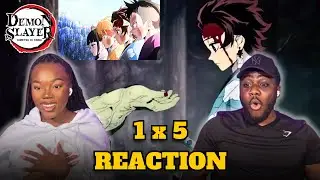 DEMONS HAVE EMOTIONS?!🤨 ANIME HATER Girlfriend First Time Watching DEMON SLAYER Season 1 Episode 5
