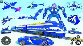 Dragon Robot Police Car Games - Android gameplay