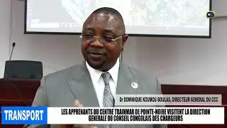 Les apprenants du Centre Trainmar visitent les locaux du Conseil congolais des chargeurs