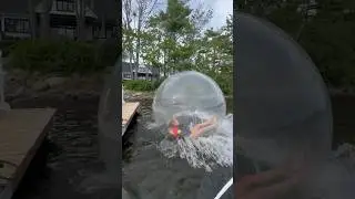 Abandoned In A Zorb Ball On A Lake Prank! #shorts