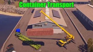 Container Transport (Timelapse) - Relaxing Construction Simulator 2022 EU Gameplay
