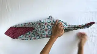 Fabric Gift Wrap - Reusable Gift Wrapping - FabRap square box - Teal & Cherry Medium