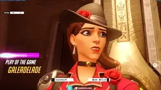 GALE DPS MAIN - ASHE! POTG! [ OVERWATCH SEASON 25 TOP 500 ]