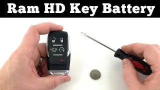 2019 - 2023 RAM 2500, 3500, 4500, 5500 Key Fob Battery Replacement - How To Change Remove Replace
