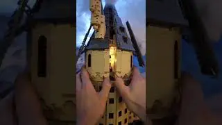 ⚜️Hogwarts Grand Tower⚜️ #castle #harrypotter #hogwarts #lego #moc #light