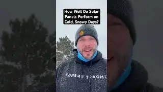 How well do solar panels perform on cold, snowy days? The answer might surprise you!
