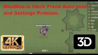 How To Hack MooMoo.io {4K and 3D} (Fixed Auto heal and Settings Problem) [Hack in Description]