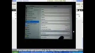 Basic iPad Tutorial 9-12-11