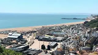 Hastings Top Hill View #unitedkingdom #uk #london #hillview #beach #shorts #video