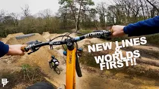 NEW MTB LINES AND A WORLDS FIRSTS AT THE DIRT JUMPS!!