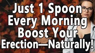 Men Over 60: Just 1 Spoon Every Morning for Naturally Rock-Hard Erections | Advice For Elderly