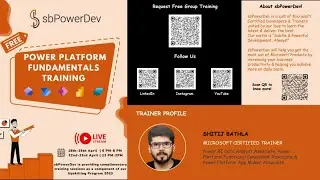 Microsoft Power Platform: A Comprehensive Upskilling Session | Day 1| #sbPowerDev