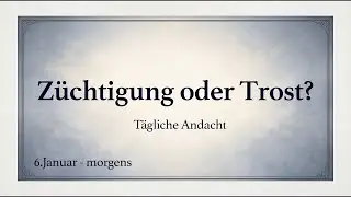 Wenn Gottes Hand dich trifft | Spurgeon Andacht