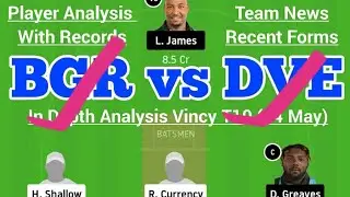 BGR Vs DVE DREAM11 TEAM || BGR VS DVE LINEUP || #BGRVSDVEDREAM11LINEUP
