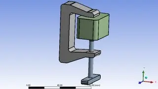 How to do assembly (frictional contact) of a C Clamps in ANSYS Part 1
