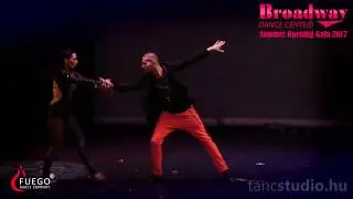 Salsa Levi & Dora Laki - Animals Bachata (Alex & Sierra) @ Broadway & Fuego Summer Opening Gala 2017