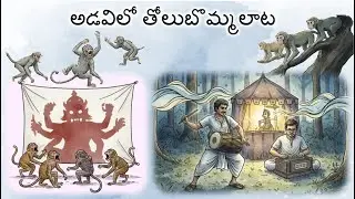 అడవిలో తోలుబొమ్మలాట (Puppet Show in the Forest) | చందమామ కథలు | Telugu Stories | Chandamama