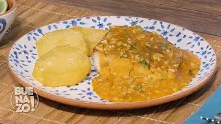 Con esta receta querrás comer PESCADO todos los días | Pescado al ajo | Buenazo!