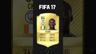 EVERY YAYA TOURE CARD IN FIFA HISTORY! 🔥 #football #fifa #yayatoure #shorts