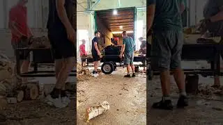 Amazing Log Splitter #logsplitter #firewood