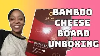 Bamboo Cheese Board Unboxing