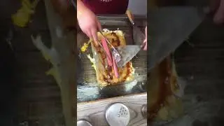 Grilled Cold Nooldes - A Northeast China Street Food 東北烤冷面 #shorts