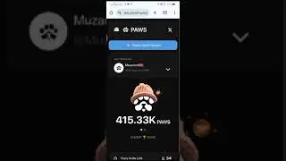 Paws Final allocation is live.Go and check your allocation for final airdrop
