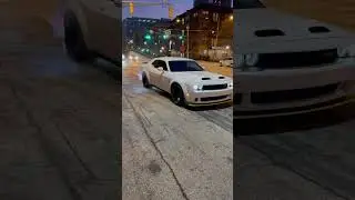 Burn 🔥 out on a Widebody hellcat 😮&zwj;💨🔥