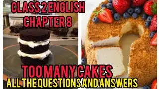 Too Many Cakes // Class 2 English Snowflake // chapter 8 // All the Question and Answers ll