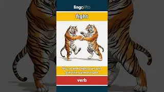 🇬🇧 Fight Meaning : Flash Card : Learn English Vocabulary