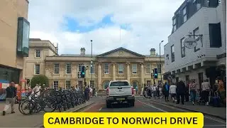 CAMBRIDGE TO NORWICH | A1303 | A14 | A11 |   - UK DRIVING - 10 | UK | BINU