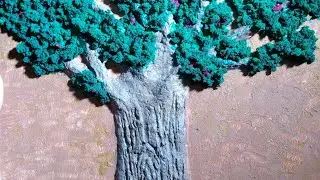 شويه ورق وقطعه اسفنج ممكن نعمل لوحه جميله بسهولهdiy&craft
