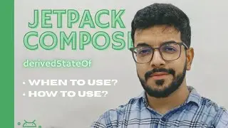 Jetpack Compose derivedStateOf Explained | With vs Without Example | Recomposition & Performance