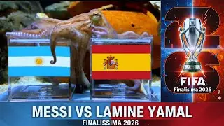 Psychic Octopus Predicts Finalissima 2026! Argentina vs Spain Shocking Prophecy 🐙🔥⚽