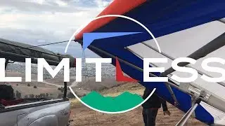 LIMITLESS-360 Cam -Raw hang gliding- Stuck In The Angry Sky
