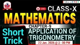 Class X Maths Ch-9 Application of Trigonometry | PYQs + Short Tricks | Board Exam Special