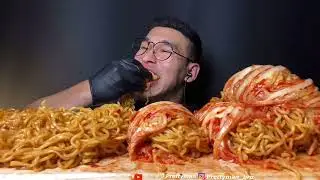 ASMR KONTOL NGACENG | Delicious Mi goreng/Noodles RAMEN KIMCHI 🍜🍜 #asmr #food #food #mukbang #asmr
