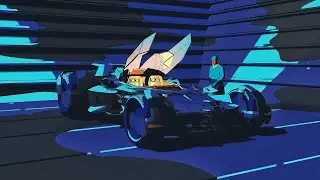 Cap man Entering in the car #2danimation #2d #3d #3danimation #batman #blender