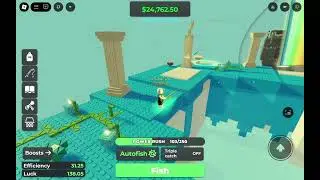 Getting the golden rod in void fishing! | void fishing Roblox