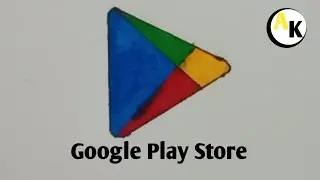 How To Draw A Google Play Store App Logo Easy Drawing