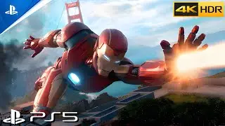 Marvel's Avengers: Walkthrough - IRONMAN Fight Gameplay | ULTRA REALISTIC Graphics [4K HDR VIDEO]