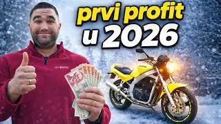 PRODAO SAM MOTOR U SRED ZIME I ZARADIO PARE 💶