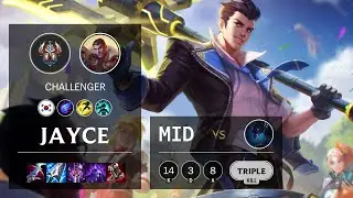Jayce Mid vs Nocturne - KR Challenger Patch 11.24