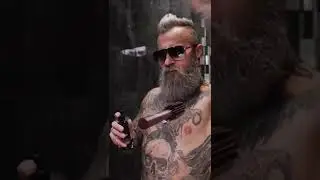 Pavel Ladziak is Happy with his Brand New Viking Roller Brush from The Beard Struggle